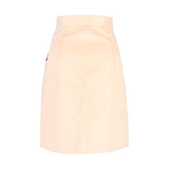 Bottega Veneta Fustian Skirt in Beige Wool Velvet